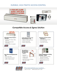 1581S Delayed Egress Mini Exit Check®