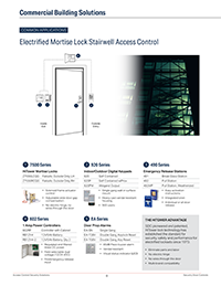 Electrified Mortise Lock Stairwell Access Control