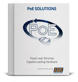 POE Brochure cover - Power over Ethernet Capable Locking Hardware